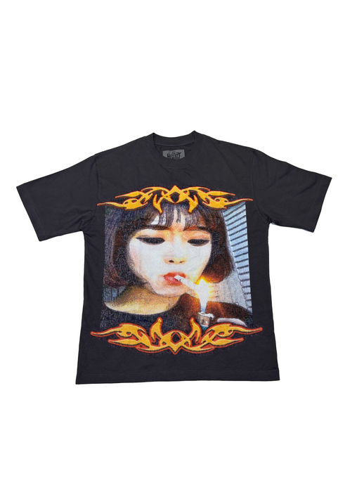 SMOKING KILLS TEE WASHED GREY