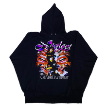 Load image into Gallery viewer, BLACK DEVIL IS A WOMAN HOODIE