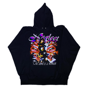 BLACK DEVIL IS A WOMAN HOODIE