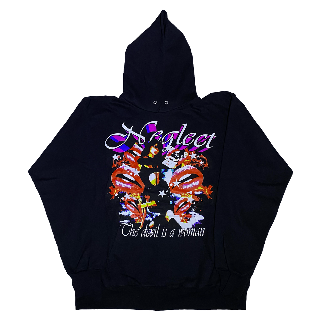 BLACK DEVIL IS A WOMAN HOODIE