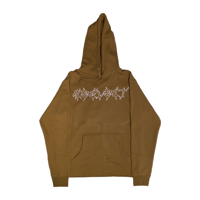 SADDLE EMBROIDERED OUTLINE HEAVYWEIGHT HOODIE