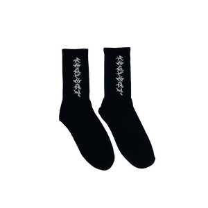 BLACK LOGO SOCKS